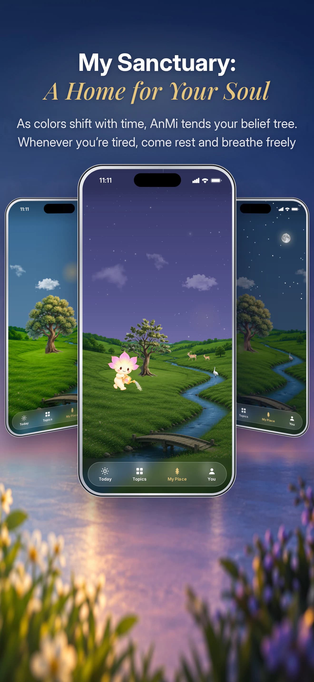 My Place: a quiet world for your growth