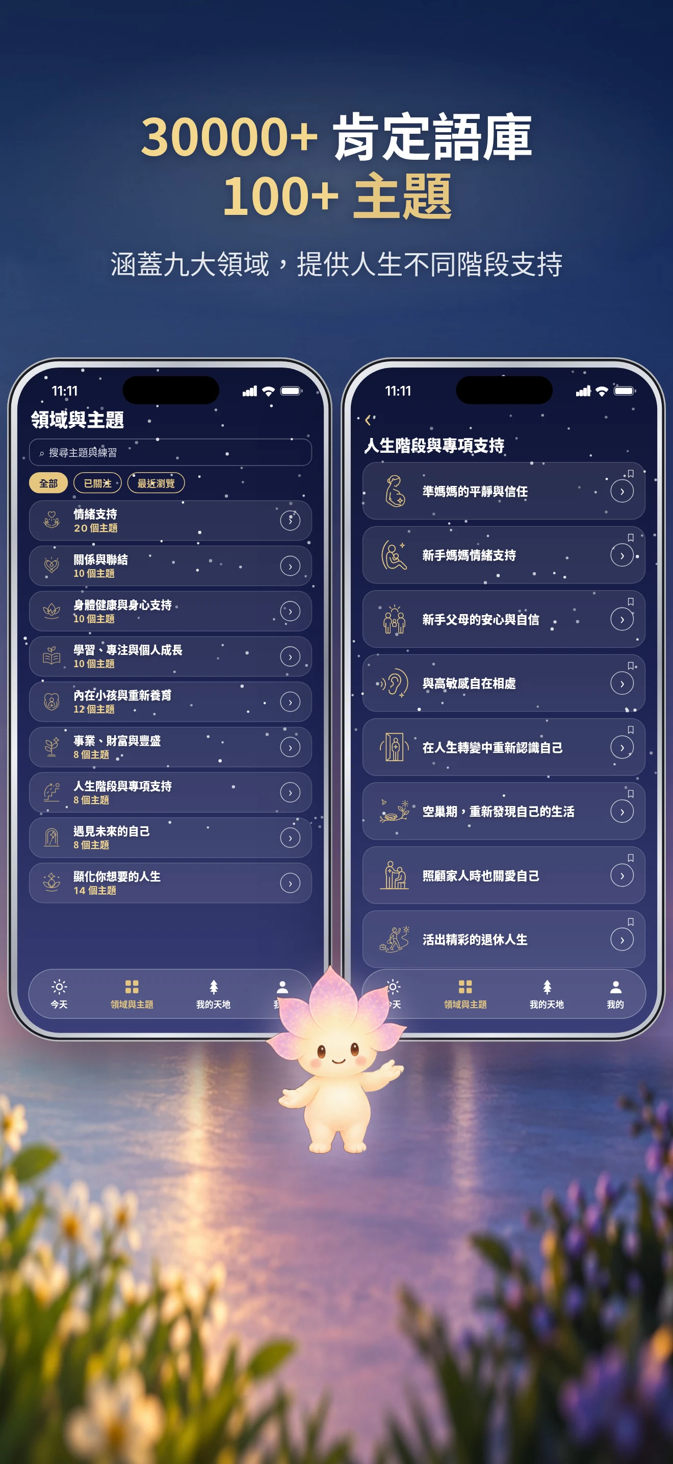 探索生命不同領域的主題